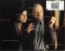 *Irène Jacob Trintignant 3 couleurs Rouge Kieślowski Photo exploit papier vintg