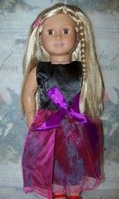 Robe Noir Mauve Nancy American