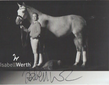 Isabell Werth Equitation avec signature authentique