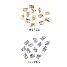 100 Pièces Perles Dreadlock