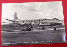 italie  , roma , aeroporto int ciampino , aeroplana " viscount "