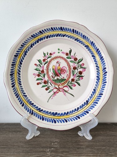 Assiette saint clément coq - assiette,