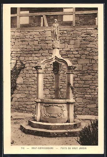 Cpa haut koenigsbourg - haut-koenigsbourg,, puits