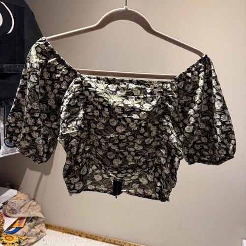 Shein floral off - floral, off-the-shoulder