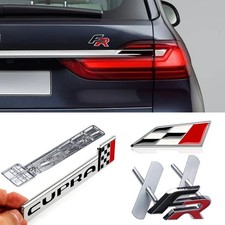 Black Red Metal FR Decal