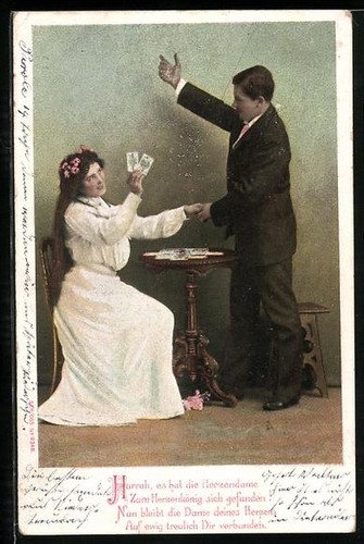 Carte postale voyante - , de