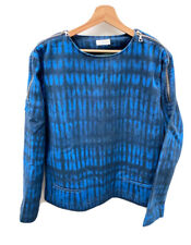 Dries Van Noten Tie Dye Shoulder Zips Sweater Thick Cotton Size 46 / S 