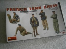 MAQUETTE FIGURINE SOLDATS TANKISTE FRANCAIS WW2 MINIART  1/35