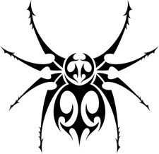 Tribal Araignée Sticker