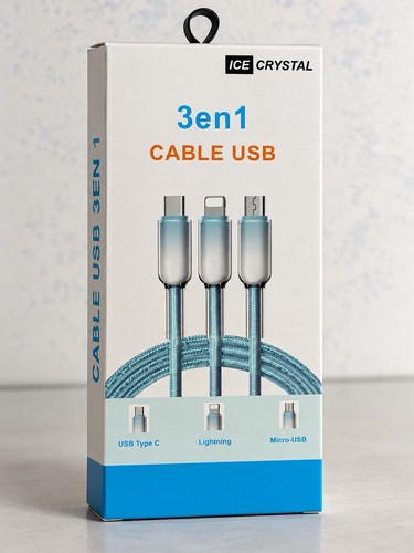 Câble usb ice crystal - en,