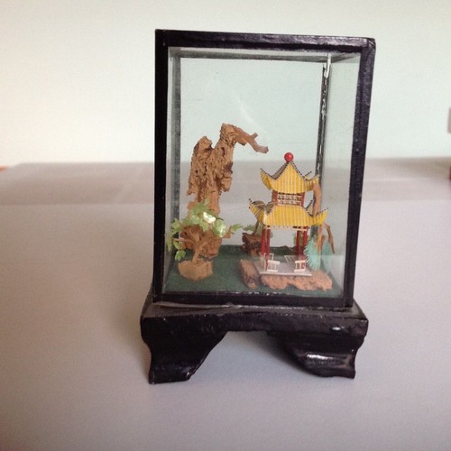 Paysage asiatique miniature - paysage,