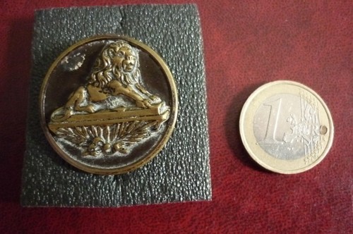 Bouton metal lion a - ,