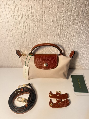 Mini sac longchamp beige - mini,