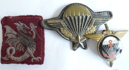 Lot brevet parachutiste - lot, métal