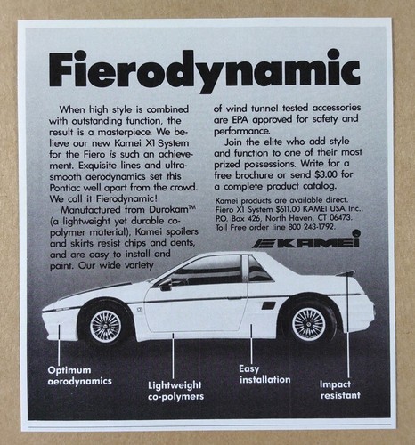 1986 kamei kit for pontiac - kit,
