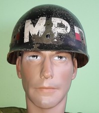 SOUS-CASQUE LINER 95th MILITARY POLICE BATTALION US ARMY VIETNAM