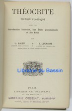 Théocrite édition classique