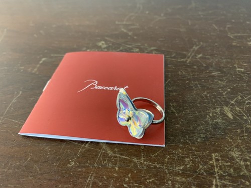 Bague papillon irisé - , en