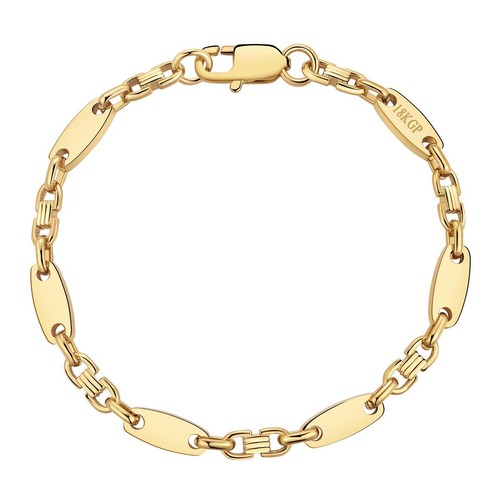 Bracelet homme 750 - or, plaqué