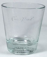 Crown Royal Rock Glass Whiskey Drinking Embossed 8oz. 