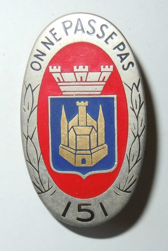 Insigne 151 regiment - insigne, du