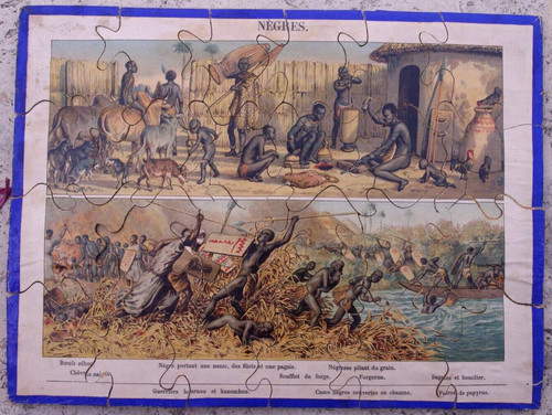 Lot puzzles 19ème - lot,