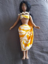 Petite Poupée Tahitienne - 18 cm - Vintage