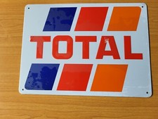 PLAQUE PUBLICITAIRE TOTAL