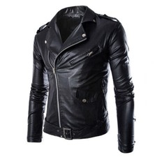 Veste Biker En Cuir