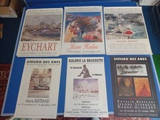 lot de 6 Affiches exposition