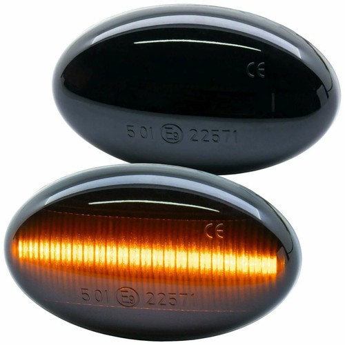 Led clignoteur latéral fumé - led,