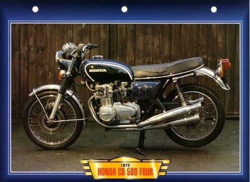 Fiche moto honda 500 four - cb,