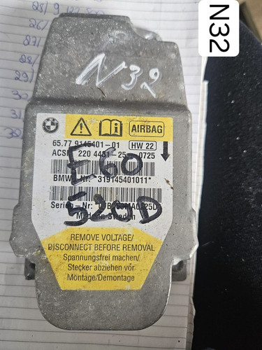 Boitier bmw air bag 9145401 - air,