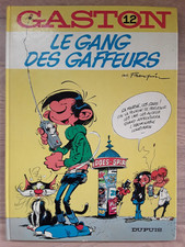 BD-GASTON LAGAFFE-N°12-LE GANG DES GAFFEURS -1984-FRANQUIN-DUPUIS