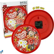 HORLOGE MURALE ENFANT DISNEY MINNIE 25 CM 