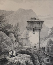 Grande Lithographie XIX ème -