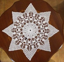 crochet noveau - nappe - fait