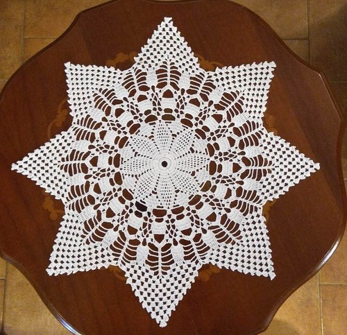 Crochet noveau nappe fait - noveau,