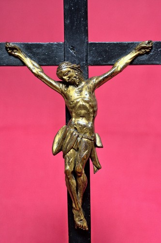 Christ baroque bois doré - baroque,