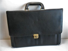 PORTE DOCUMENTS CUIR VINTAGE / SERVIETTE / PIERRE CARDIN / BRIEFCASE BAG