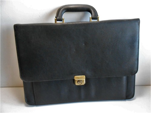 Porte documents cuir - documents, vintage