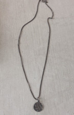 Collier + pendentif, en argent, croix basque, Suerte Ona Dut