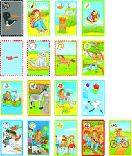 Jeu de cartes Mistigri avec sa boite en métal   (4 ans)