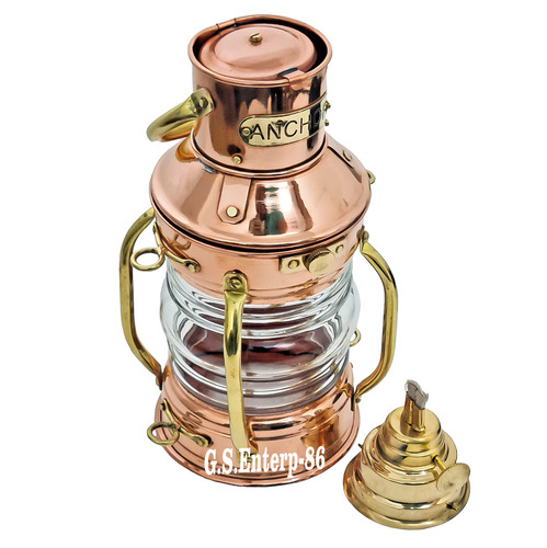 Ancienne lampe pétrole en - ancienne,