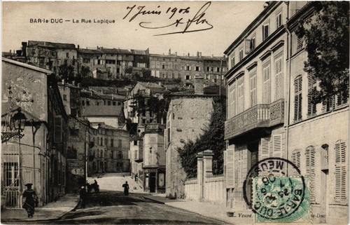 Cpa bar duc la rue - cpa,