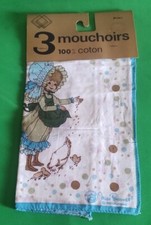 lot de 3 mouchoirs neuf