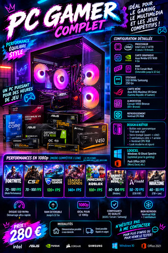 Gamer rgb gtx - pc,