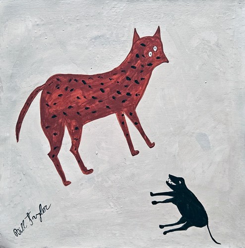 Tableau sur toile signé - , bill