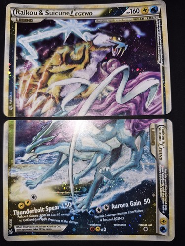 Pokémon card raikou suicune - card,