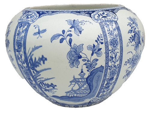 Faience gien cache pot - cache,